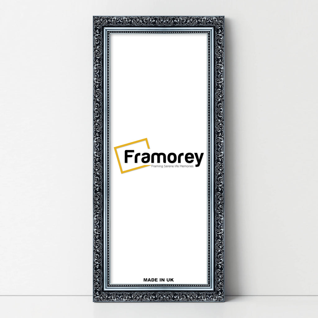 Panorama Style Silver Photo Frame Dahlia Style Wall Art Hanging Frame
