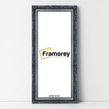Panorama Style Silver Photo Frame Dahlia Style Wall Art Hanging Frame