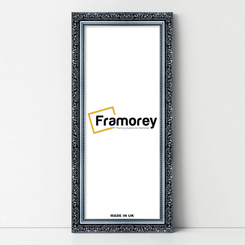 Panorama Style Silver Photo Frame Dahlia Style Wall Art Hanging Frame