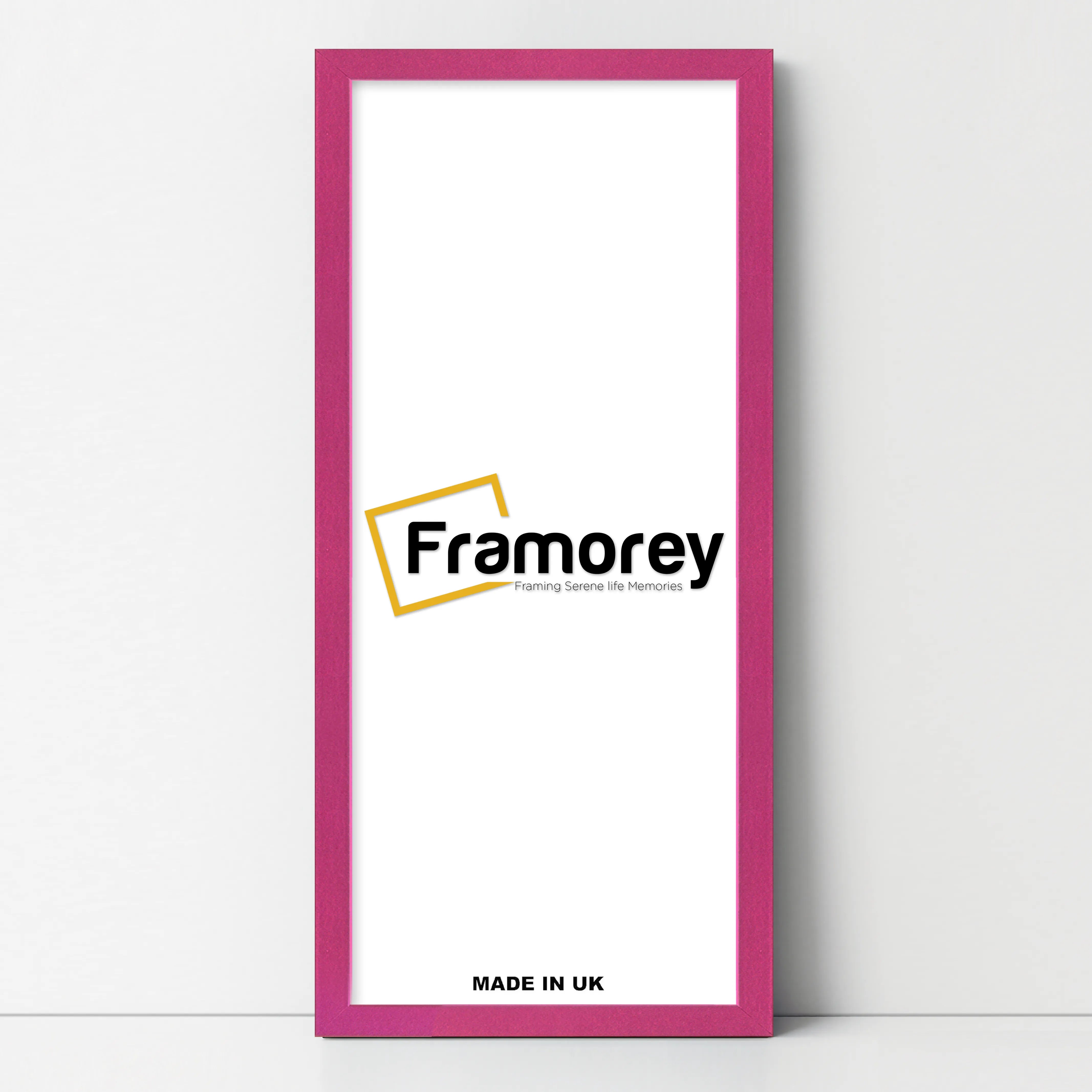 Thin Matt Panoramic Pink Picture Frame Poster Frames