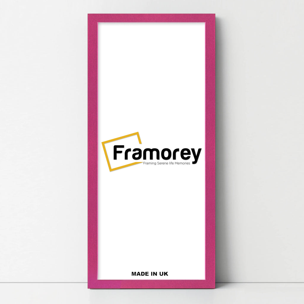 Thin Matt Panoramic Pink Picture Frame Poster Frames