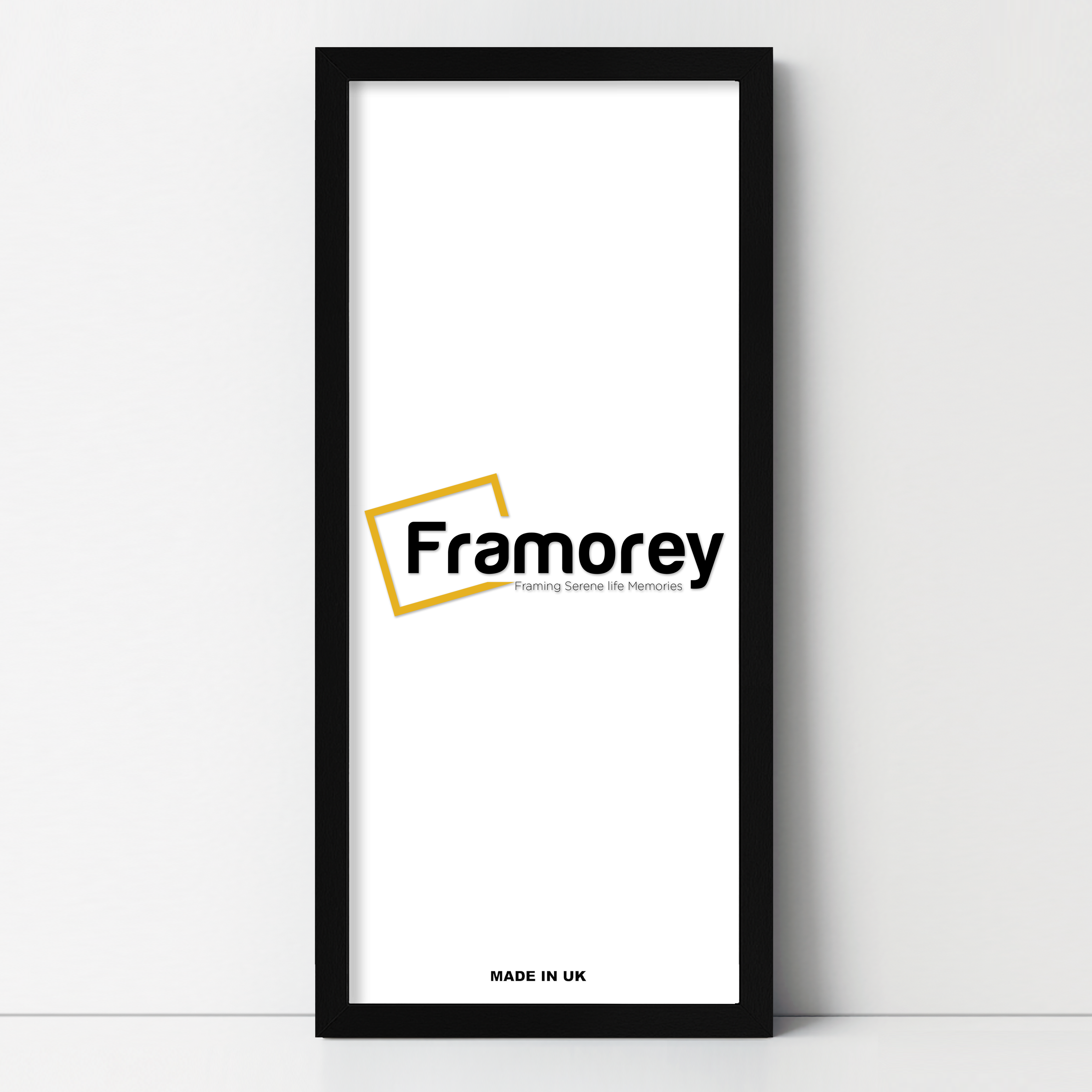 Thin Matt Black Panoramic Picture Frame Poster Frames