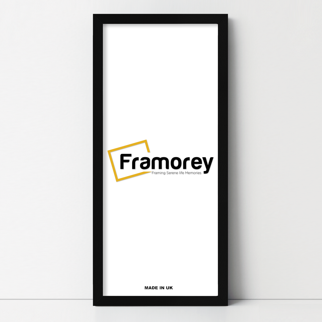 Thin Matt Black Panoramic Picture Frame Poster Frames