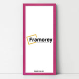 Thin Matt Panoramic Pink Picture Frame Poster Frames