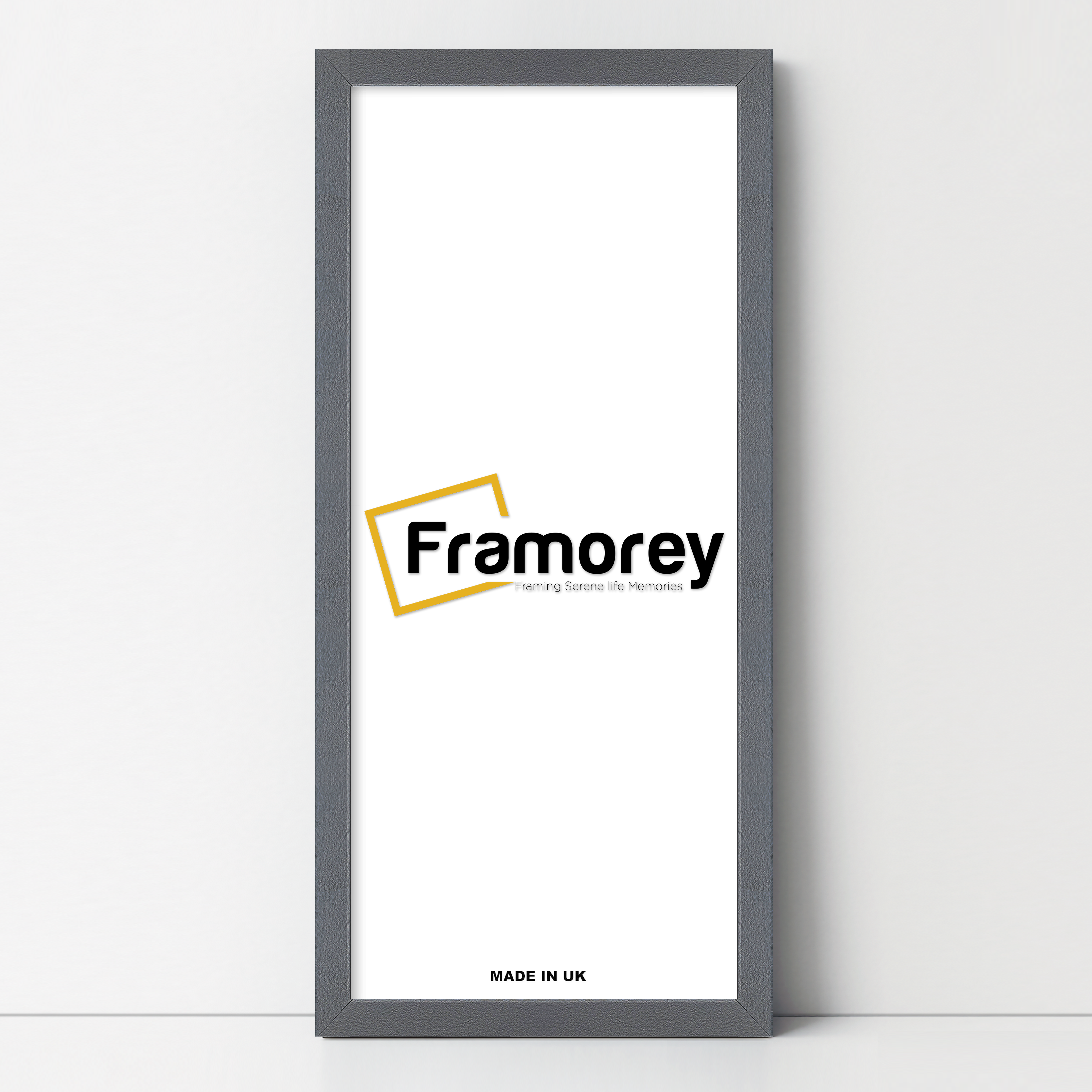 Thin Matt Dark Grey Panoramic Picture Frame Poster Frames
