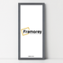Thin Matt Dark Grey Panoramic Picture Frame Poster Frames