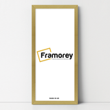 Thin Matt Gold Panoramic Picture Frame Poster Frames