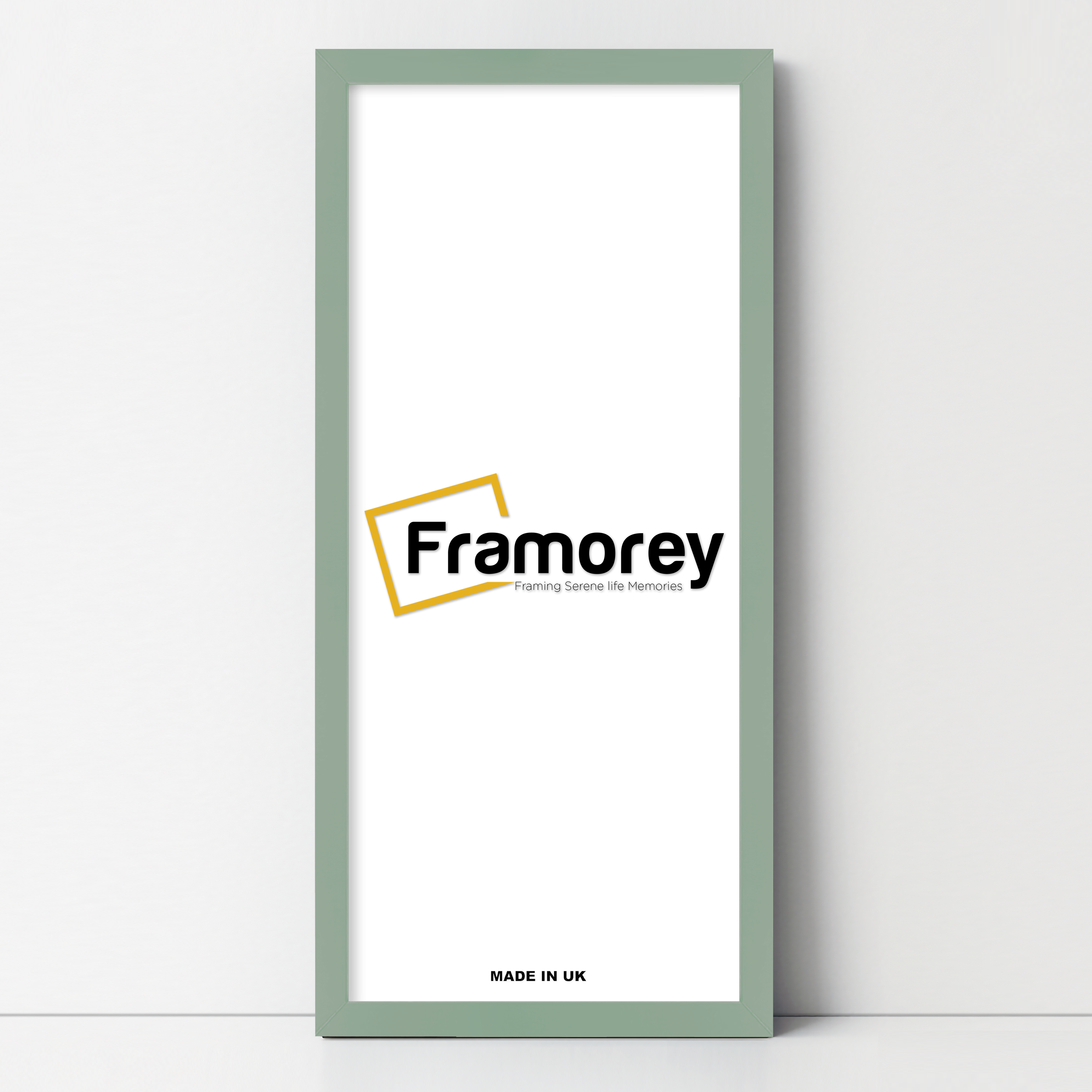 Thin Matt Green Panoramic Picture Frame Poster Frames