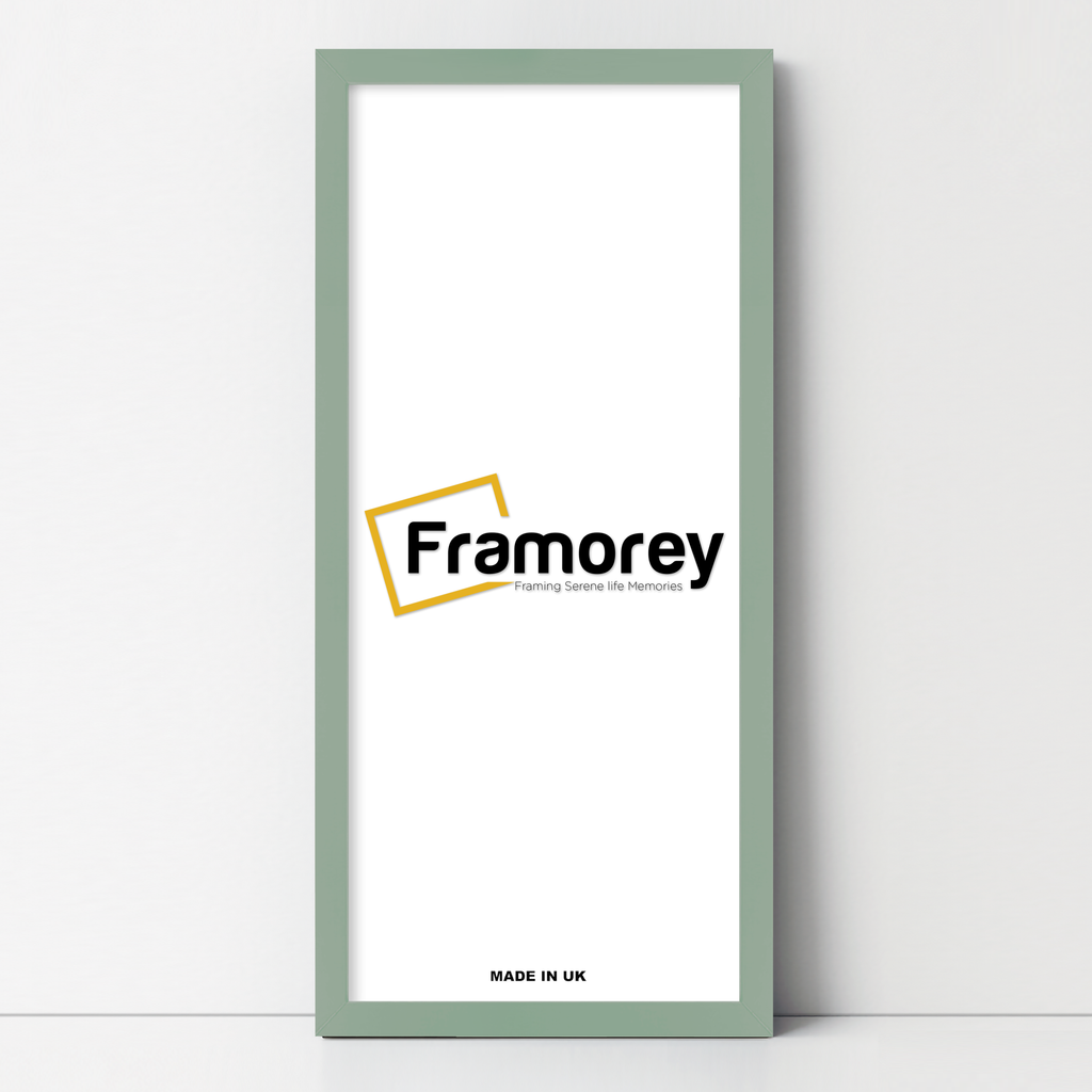 Thin Matt Green Panoramic Picture Frame Poster Frames
