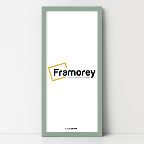 Thin Matt Green Panoramic Picture Frame Poster Frames
