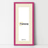 Thin Matt Panoramic Pink Picture Frames With Ivory Mount