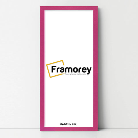 Thin Matt Panoramic Pink Picture Frame Poster Frames