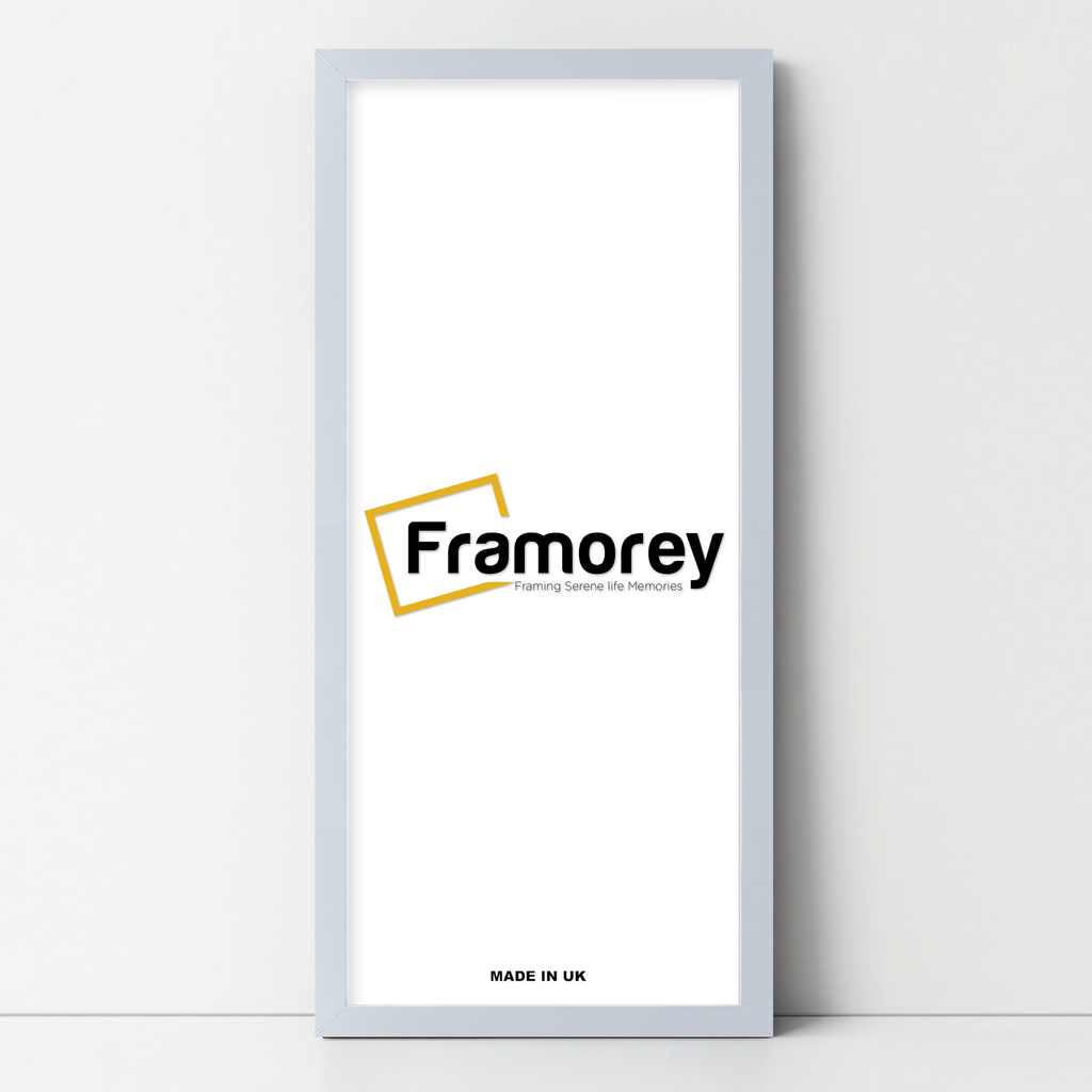 Thin Matt Light Grey Panoramic Picture Frame Poster Frames