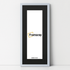 Thin Matt Panoramic Light Grey Pictures Frames With Black Mount