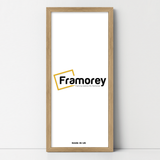 Thin Matt Oak Panoramic Picture Frame Poster Frames