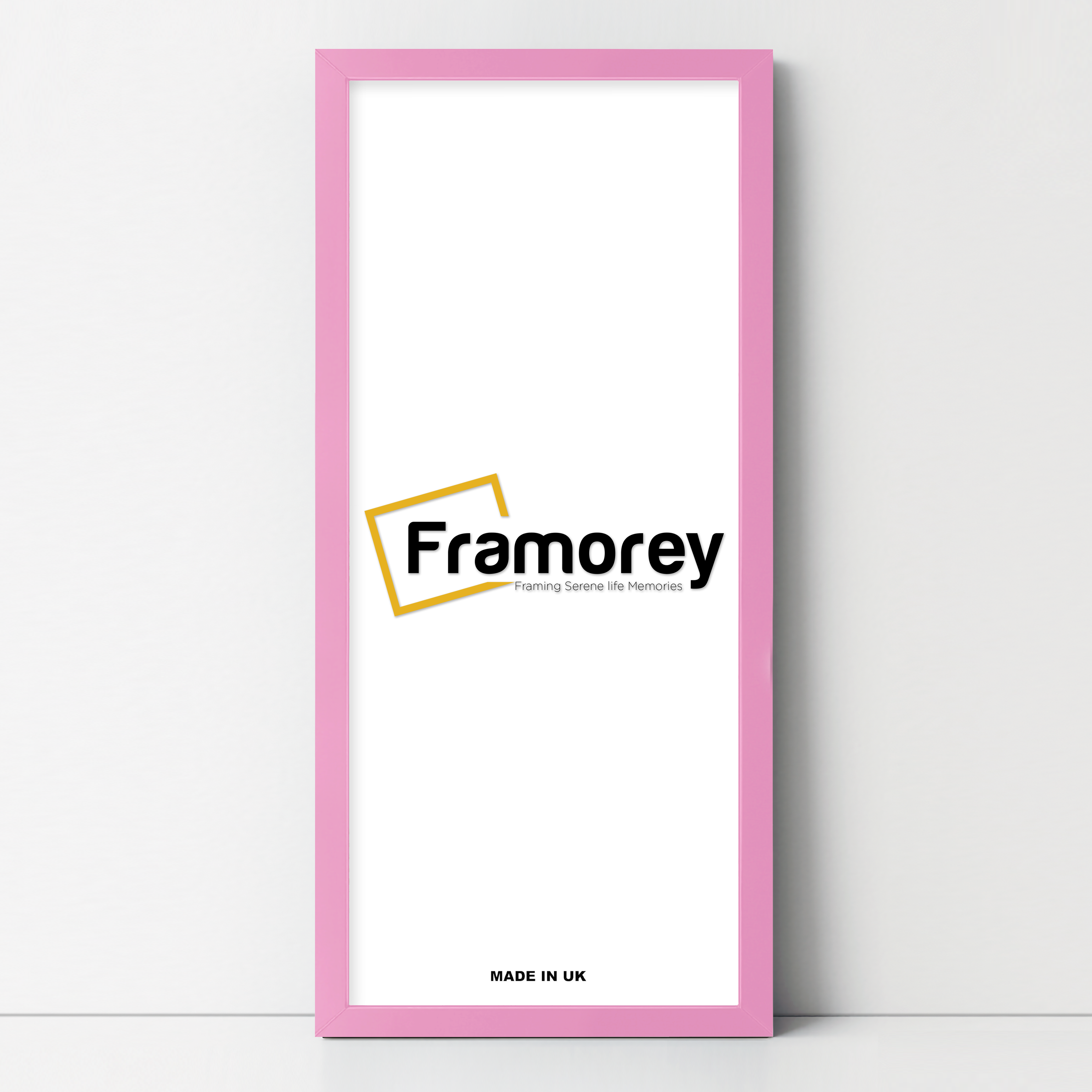 Thin Matt Panoramic Pink Picture Frame Poster Frames