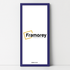 Thin Matt Panoramic Purple Picture Frame Poster Frames