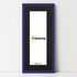 Thin Matt Panoramic Purple Picture Frames With Black Mount