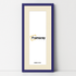 Thin Matt Panoramic Purple Picture Frames With Ivory Mount