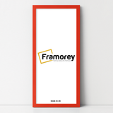 Thin Matt Red Panoramic Picture Frame Poster Frames
