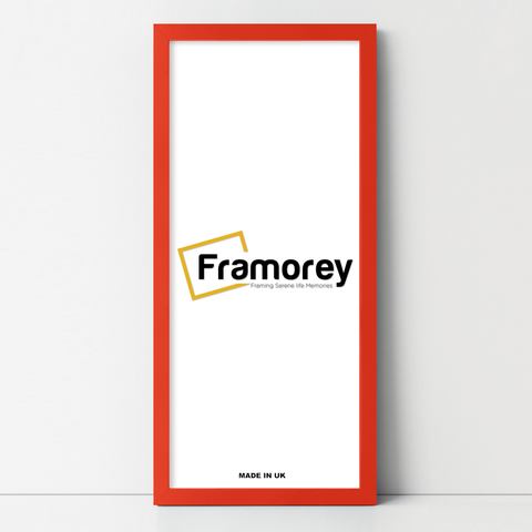 Thin Matt Red Panoramic Picture Frame Poster Frames