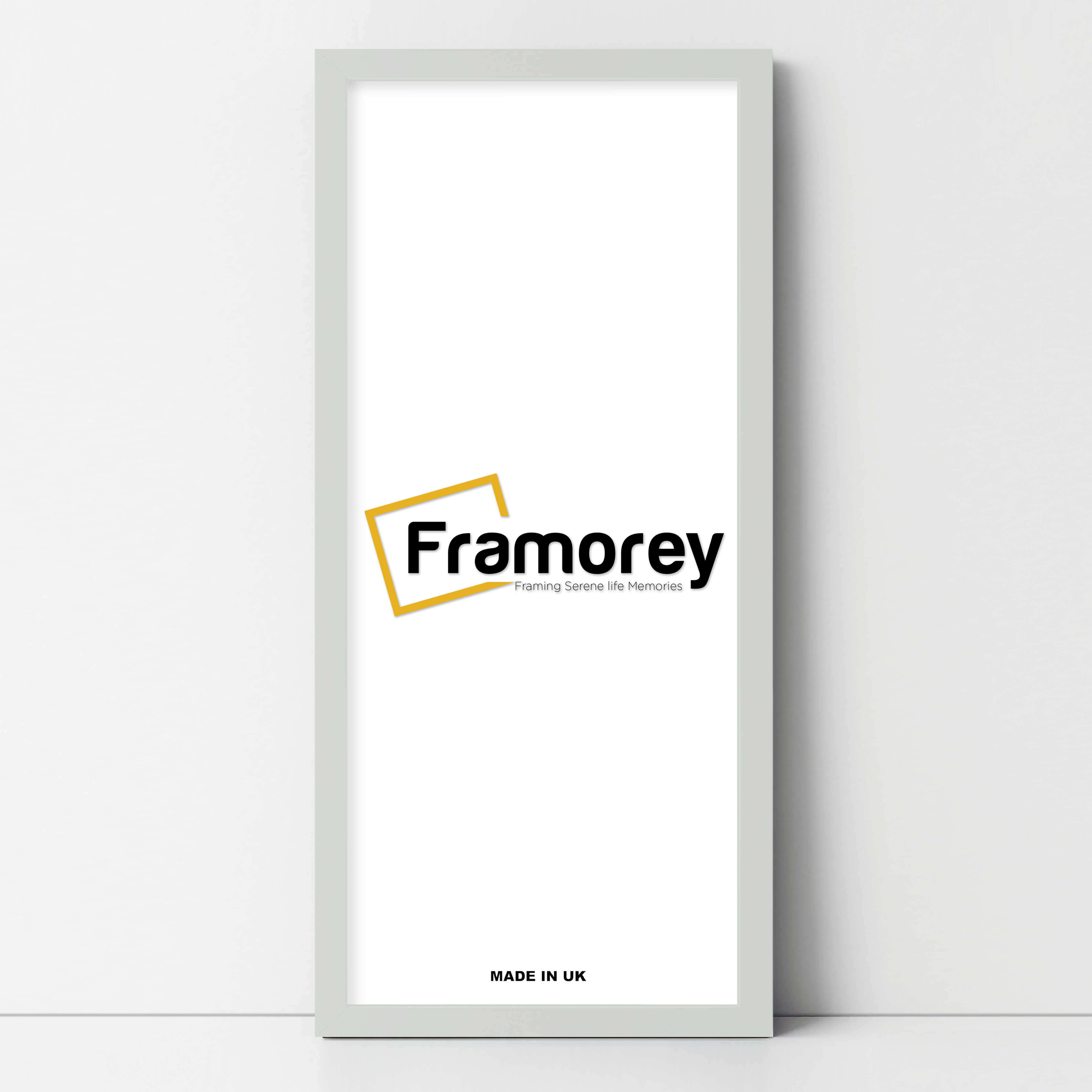 Thin Matt Panoramic Silver Picture Frame Poster Frames