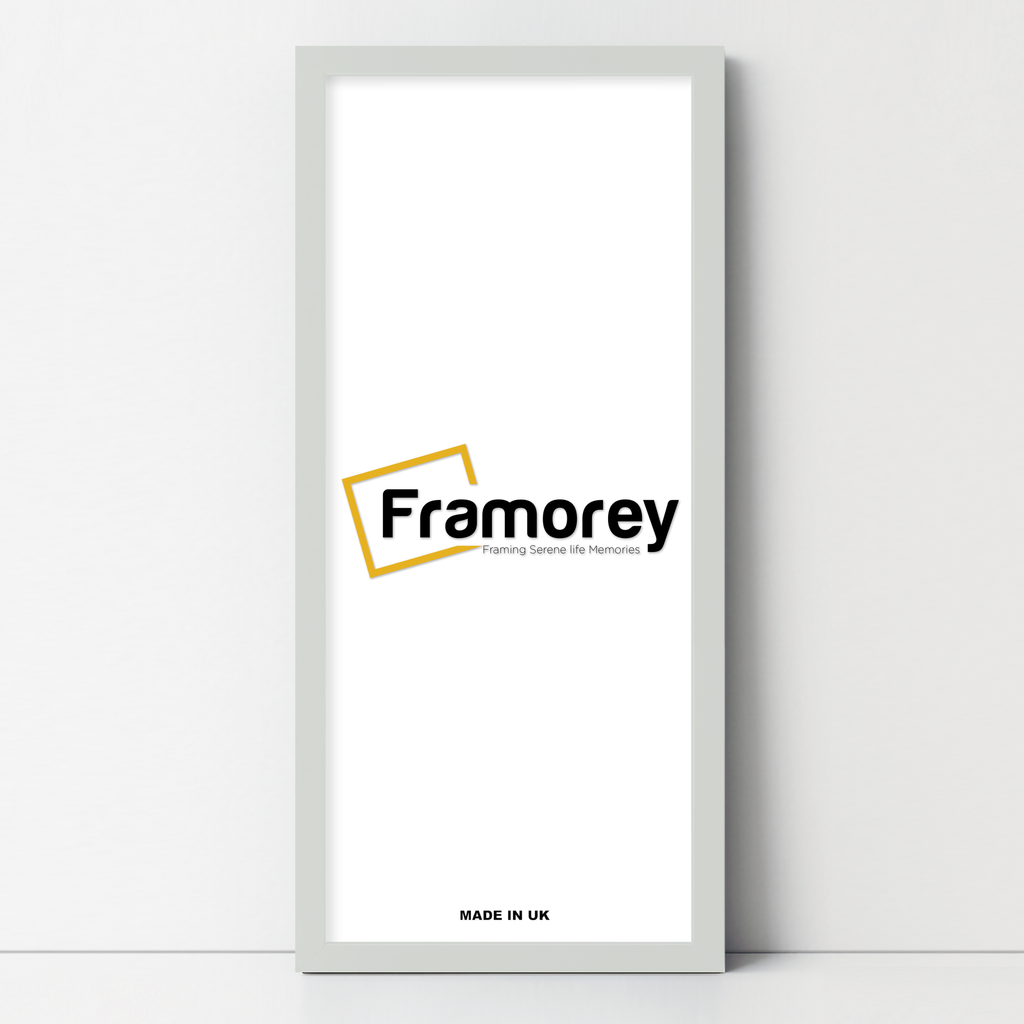 Thin Matt Panoramic Silver Picture Frame Poster Frames