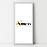 Thin Matt Panoramic Silver Picture Frame Poster Frames
