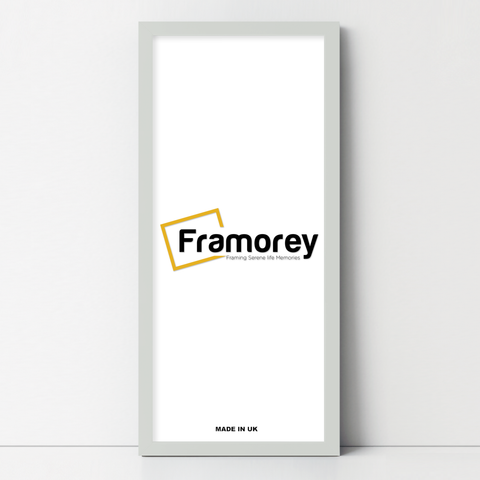 Thin Matt Panoramic Silver Picture Frame Poster Frames