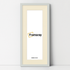 Thin Matt Panoramic Silver Picture Frames With Ivory Mount