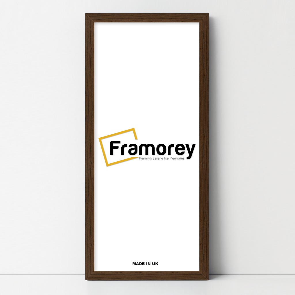 Thin Matt Panoramic Walnut Picture Frame Poster Frames