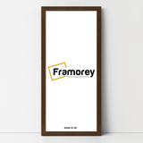 Thin Matt Panoramic Walnut Picture Frame Poster Frames