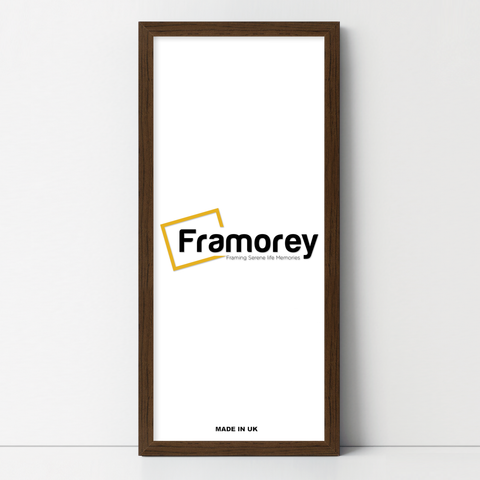 Thin Matt Panoramic Walnut Picture Frame Poster Frames