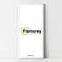 Thin Matt Panoramic White Picture Frame Poster Frames