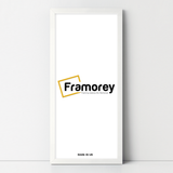 Thin Matt Panoramic White Picture Frame Poster Frames