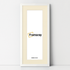 Thin Matt Panoramic White Photo Frames With Ivory Mount