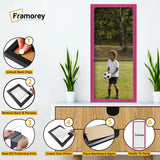 Thin Matt Panoramic Pink Picture Frame Poster Frames