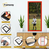 Thin Matt Red Panoramic Picture Frame Poster Frames