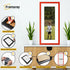 Thin Matt Panoramic Red Picture Frames With White Mount