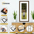 Thin Matt Panoramic Walnut Picture Frames With White Mount