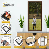 Thin Matt Panoramic Walnut Picture Frame Poster Frames