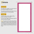 Thin Matt Panoramic Pink Picture Frame Poster Frames