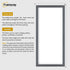 Thin Matt Dark Grey Panoramic Picture Frame Poster Frames