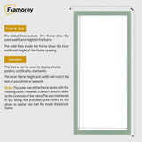 Thin Matt Green Panoramic Picture Frame Poster Frames