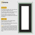 Thin Matt Panoramic Green Picture Frames With Black Mount