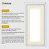 Thin Matt Panoramic Light Grey Pictures Frames With Ivory Mount