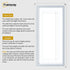 Thin Matt Panoramic Light Grey Pictures Frames With White Mount