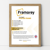 Flat Oak Picture Photo Frame Wall Art Poster Frame