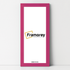 Panoramic Size Pink Picture Frames Wall Decor Frame