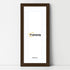 Panoramic Walnut Picture Frame With White Mount